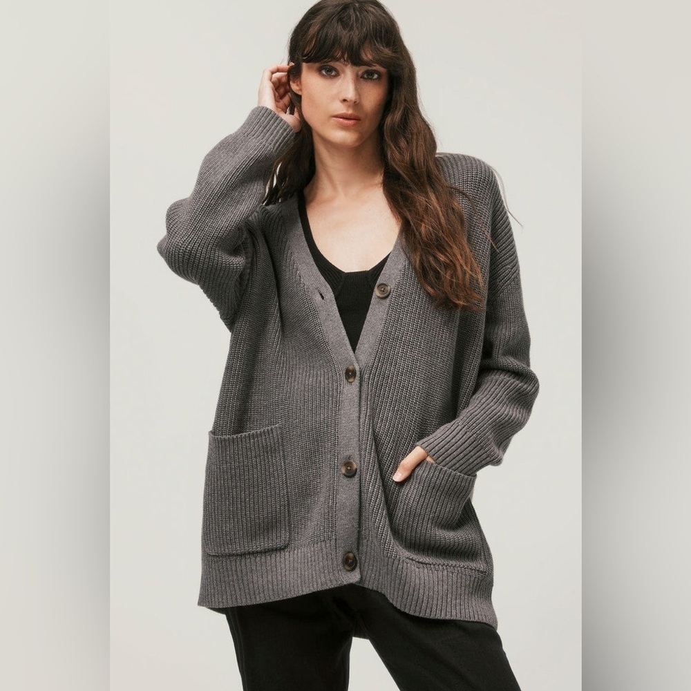 Alp N’Rock Sam Cardigan in Grey New with Tags